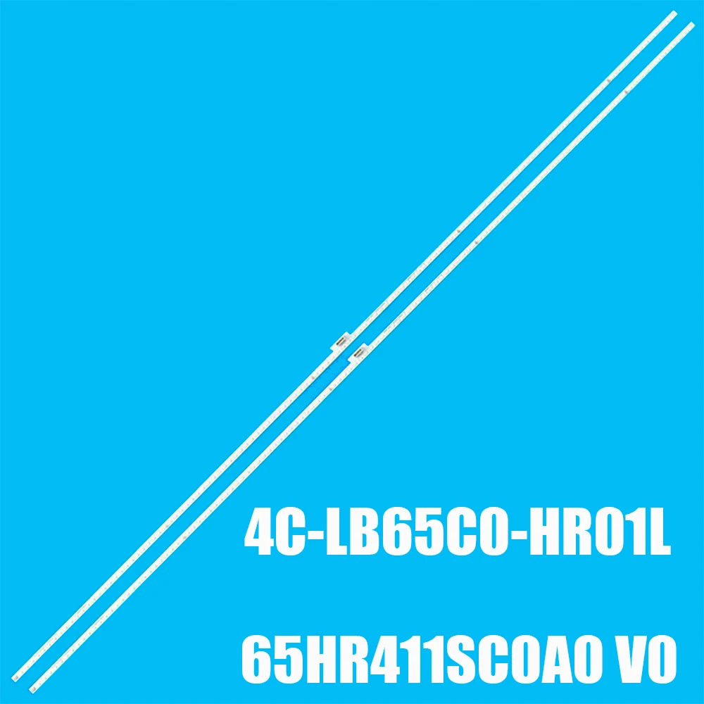 

LED Backlight strips For TCL 65A860 65P6US 65P6 65HR411SC0A0 V0 65HR411SCOB0 V0 4C-LB65C0-HR01L HR02L 65P6 4014 R