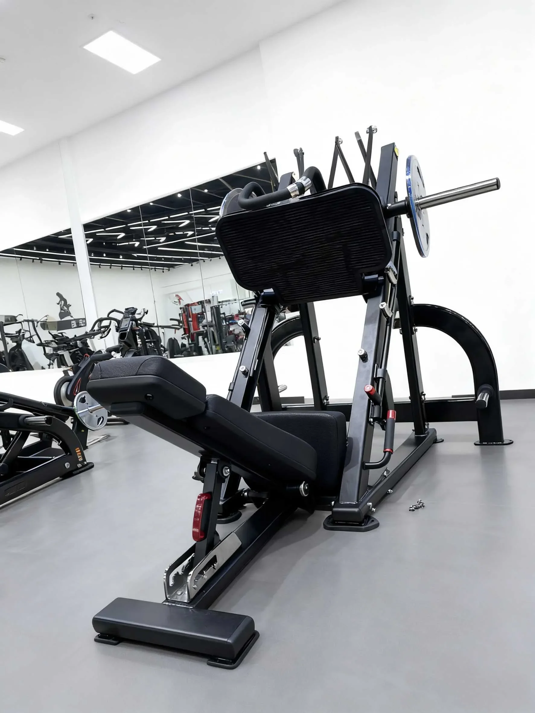 Durable Strength Training Steel Plate Loaded Machines Press Legs 45 Degree Leg Press Machine for Commercial Gym Fitness Club