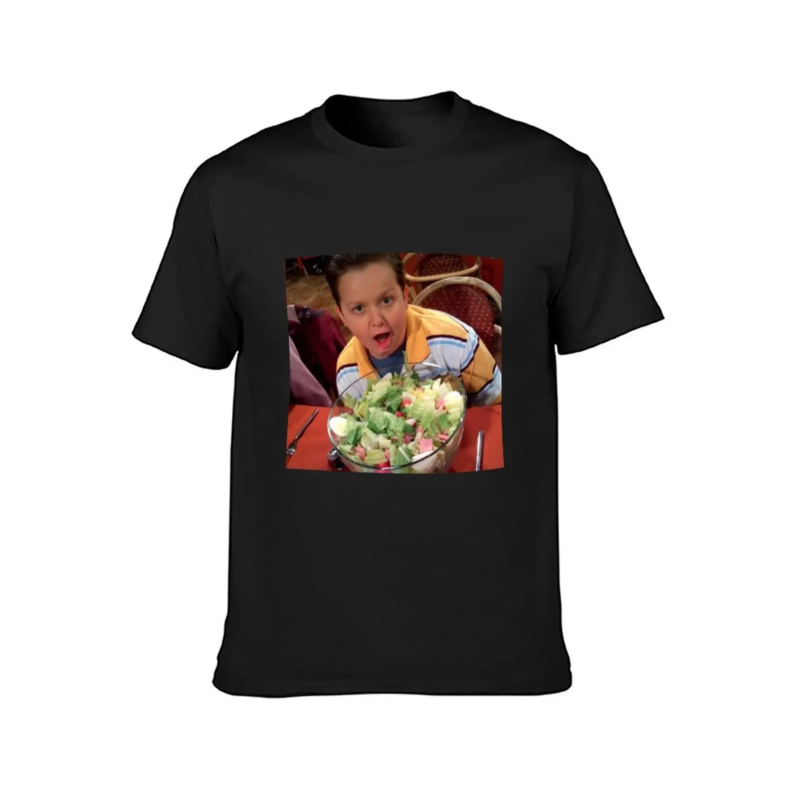 gibby with a salad T-Shirt for a boy hippie clothes aesthetic clothes mens t shirt graphic