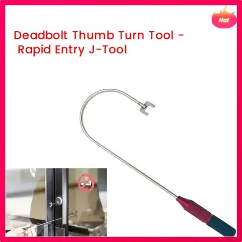 ABYP 자물쇠 제조공 바이패스 Deadbolt Thumbturn 도어 열기 및 따기 도구 매장 차량 유리 도어 잠금 장치 비상 잠금 해제