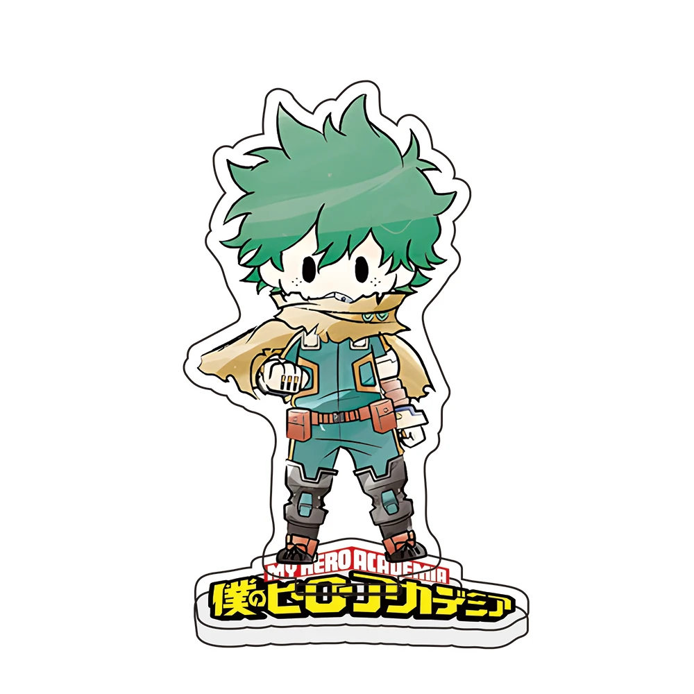 My Hero Academia Acrylic Standee Model Figure Cosplay Plate Holder Topper Fans Christmas Keychains Plate Gift  New Anime Couple