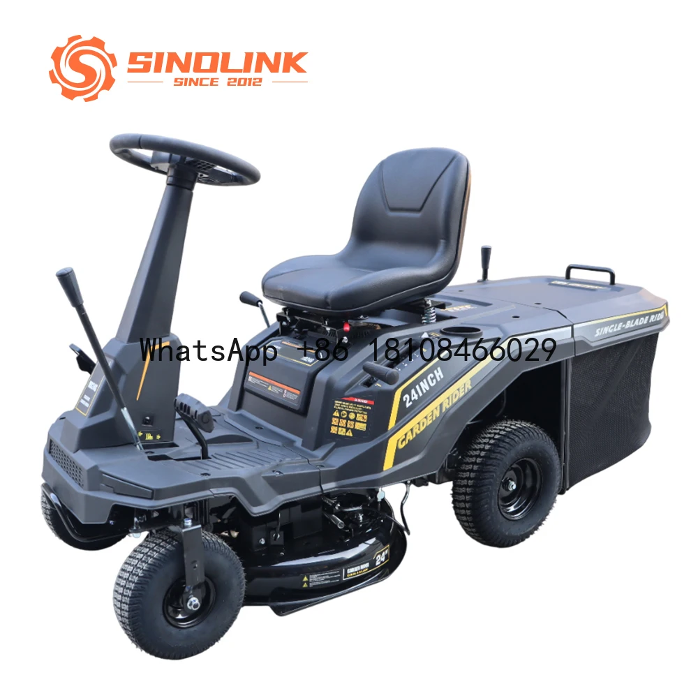 

SINOLINK Hot Selling DIY Grade Riding Lawn Mower Tractor Gasoline Powered for Efficient Grass Cutting