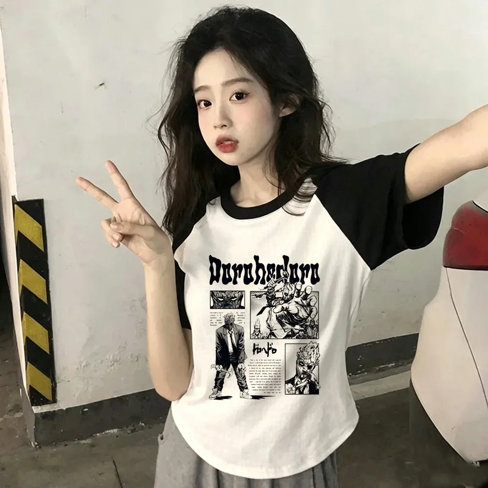 Dorohedoro top tees femme y2k dollette gyaru alternative  kawaii shirt japan emo funny anime clearance sales