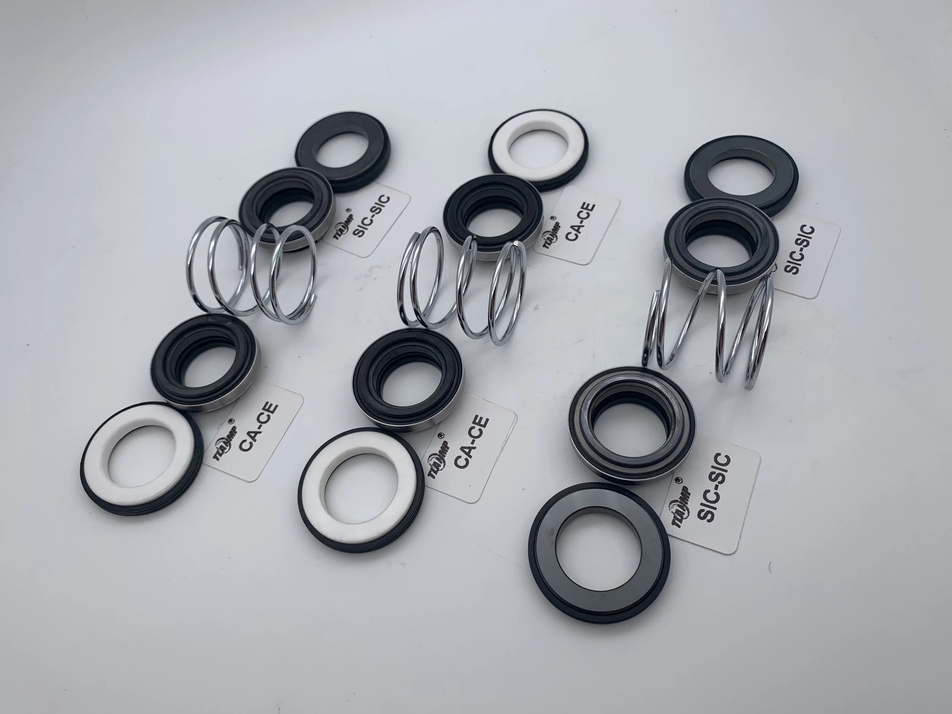 

208-12 Double Face Mechanical Seals (Material: CA-CE-NBR；SIC-SIC-VIT) | Shaft Size 12mm