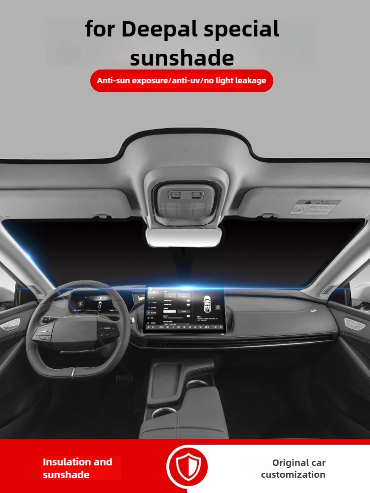 

For Changan Deepal SL03 2022-2025 Car Sunshade Front Windshield Inner Sunshade Sun Protection and Heat Insulation Accessories