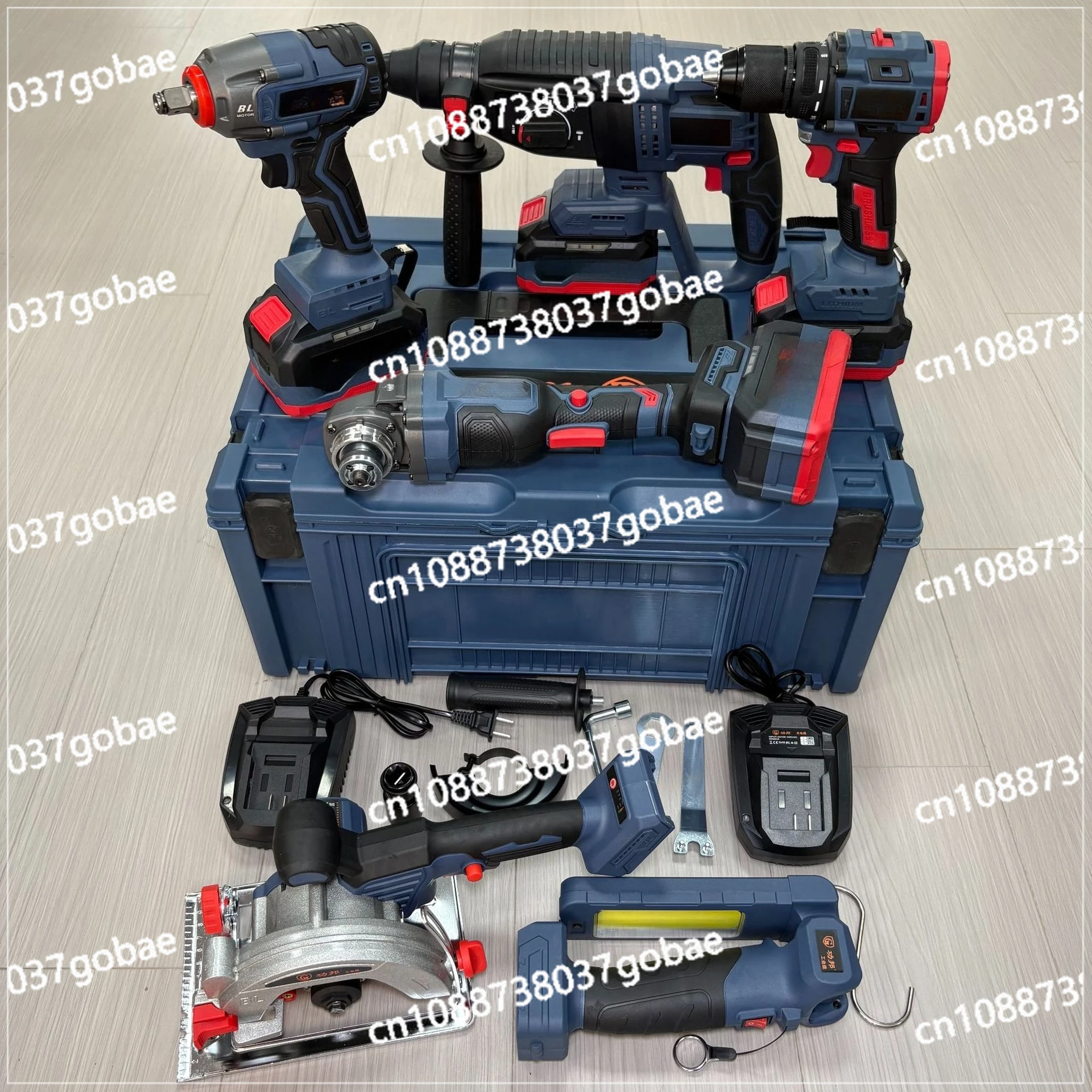 

Lithium battery brushless six-piece manual tool set