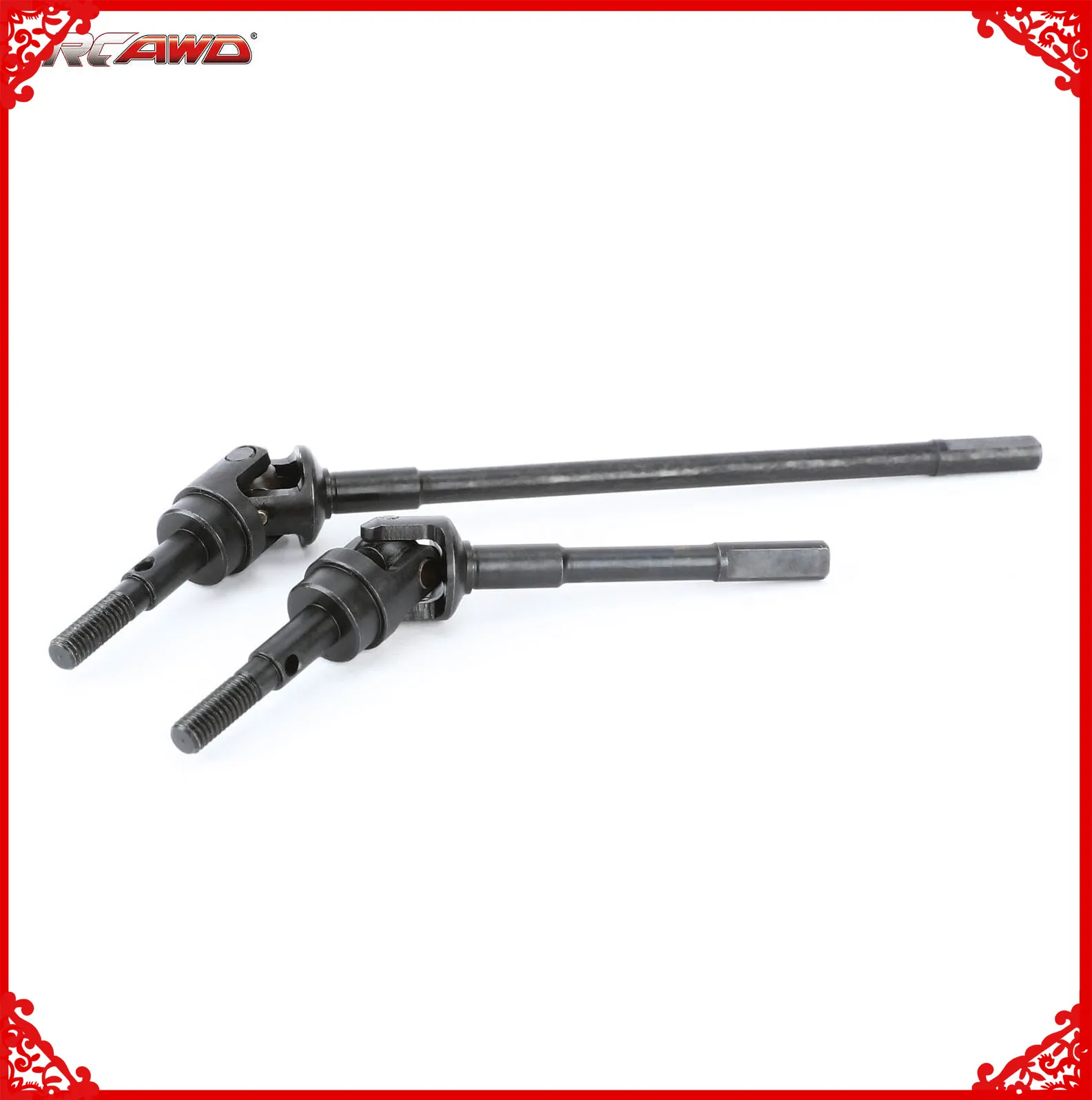 RCAWD Steel Front universal drive shaft  Axle Set for Axial SCX10 III PRO 1/10 Upgrades Parts # AXI232061