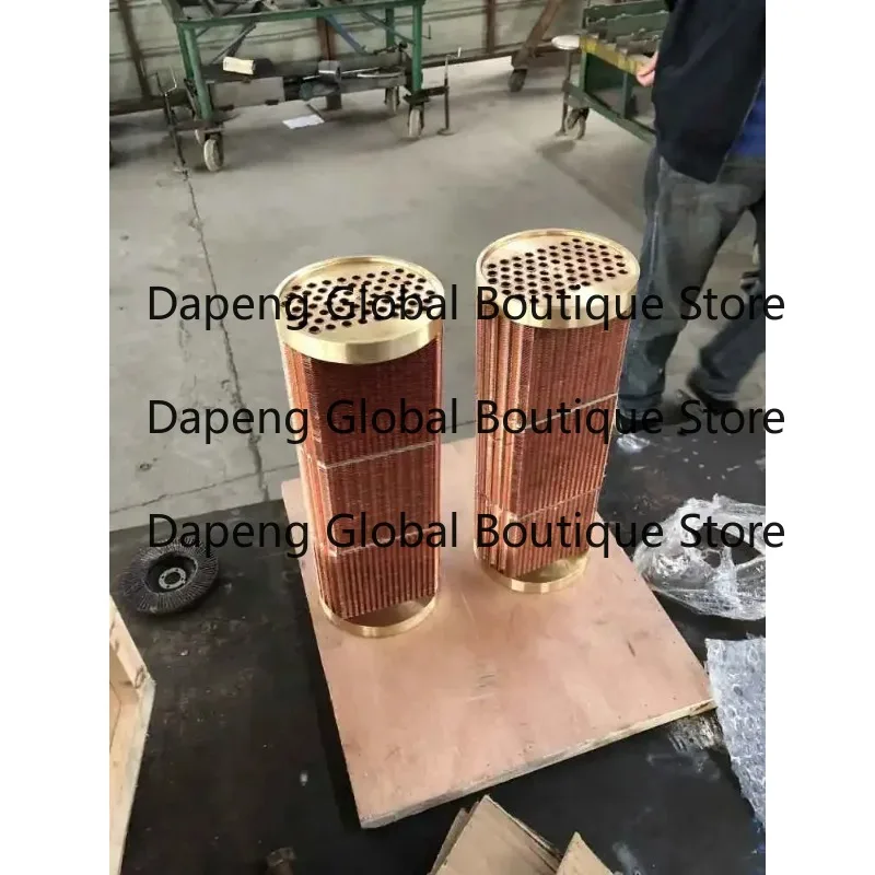 

High Benefits Copper Tube Copper Fin Aftercooler for 6bta Marine Engine