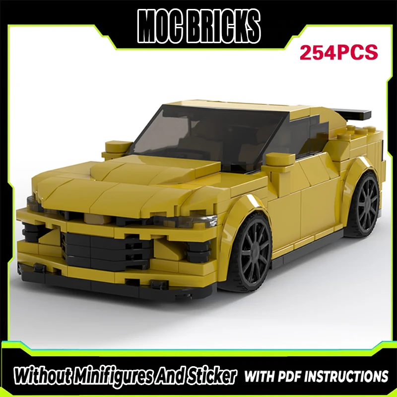 

Speed Racing Car Model MOC Building Bricks SS High Performance Car Modular Technology Gifts Holiday Assemble Children Toys Suit