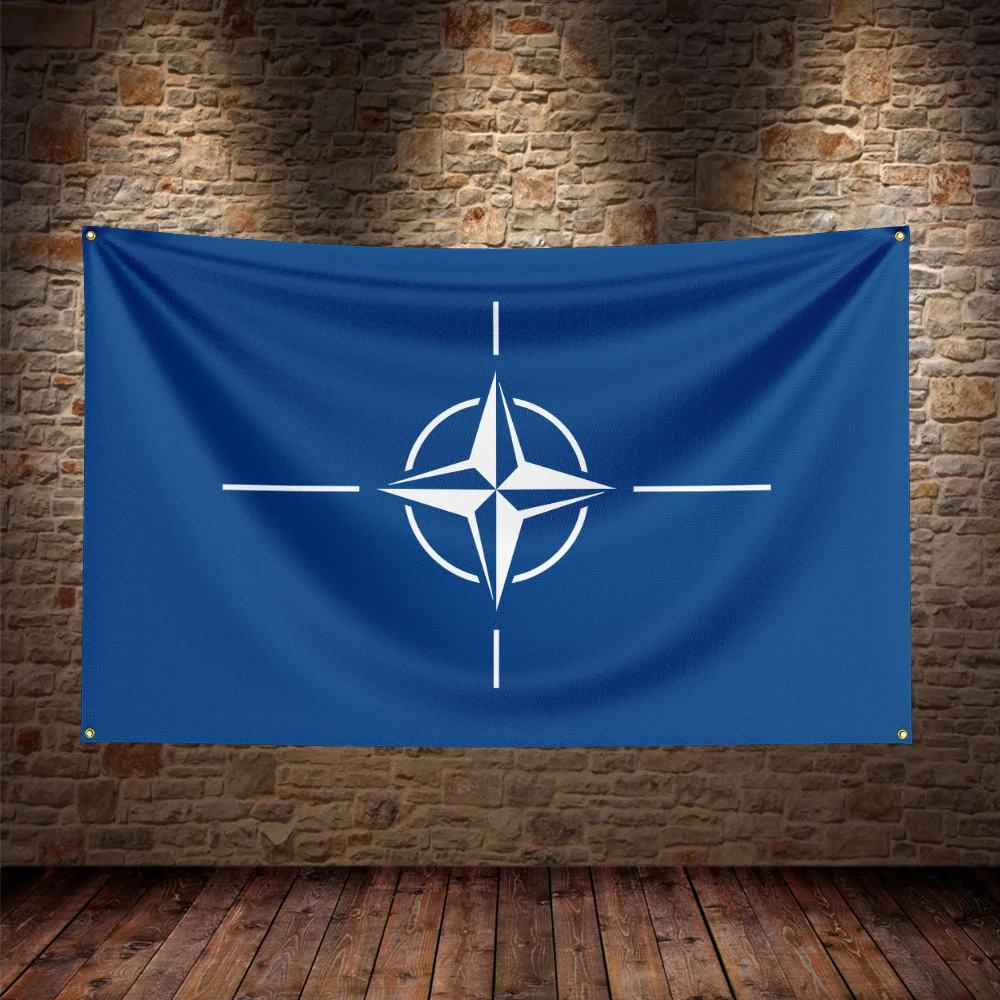 

Single-sided printing of the NATO flag