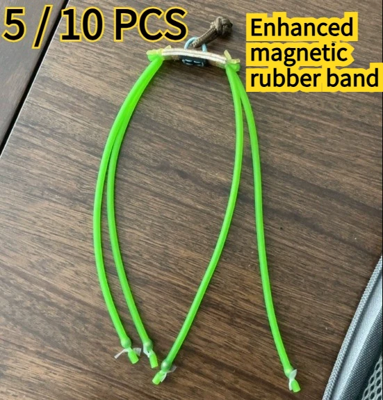 5/10PCS Enhanced Magnetic Tape Automatic Rapid Shooting Hunting Tool Accessories with 3.5mm/4.5mm Snap Ball