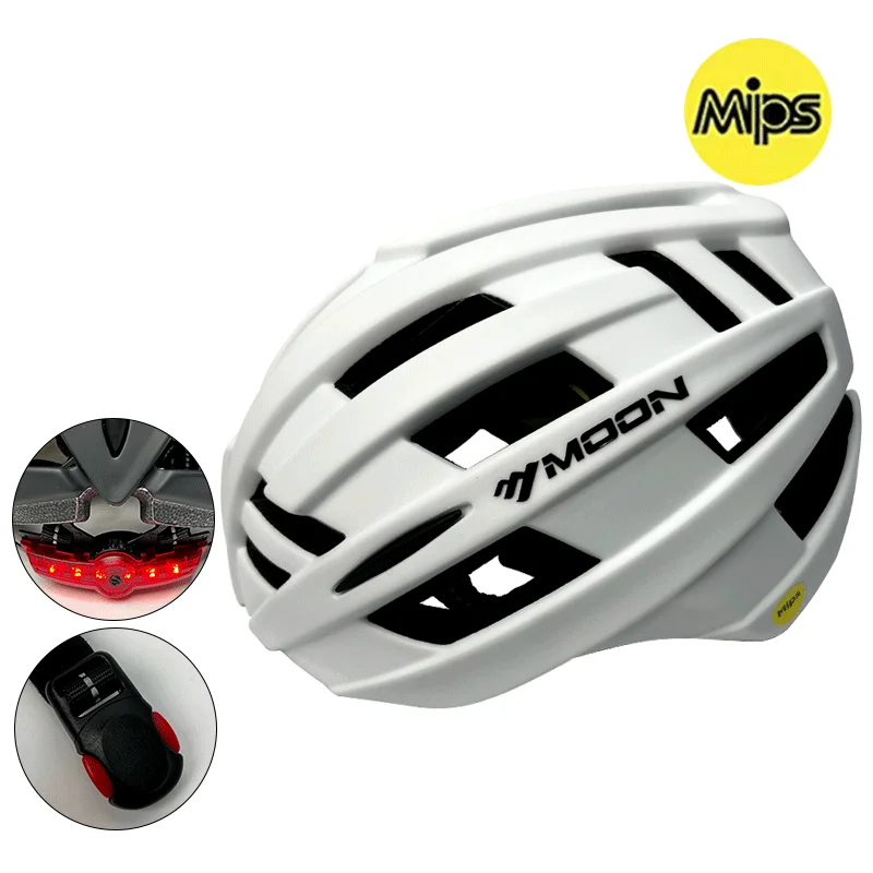 일체형 몰드 안전 보호 헬멧, LED 조명 세트, MTB 자전거, 남녀공용 도로 자전거, Casco MIPS 사이클링 헬멧, 2024 신제품