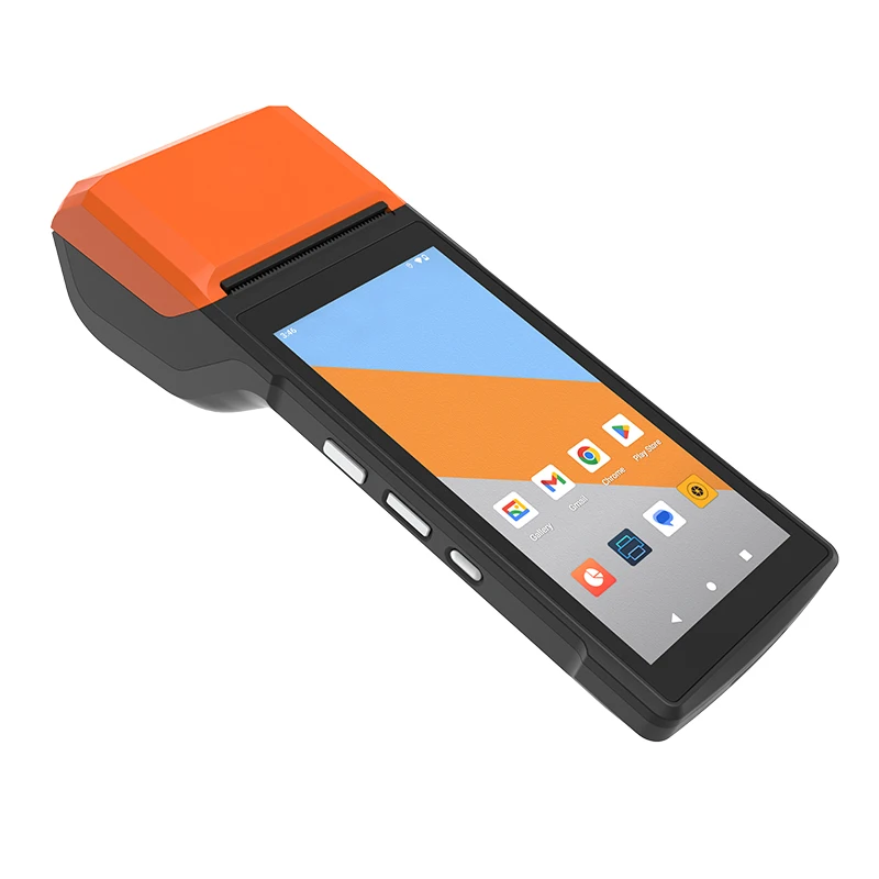 hit product4G WIFI Handheld Mobile Android 13 Machine Point of Sale Cloud Pos System With 58mm Terminal Receipt Printer All in O
