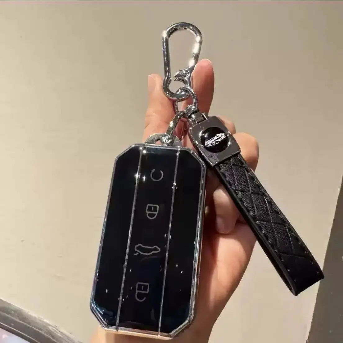 Shockproof TPU Key Shell Cover For Chery Jaecoo J5 J7 2025 2026, Remote Key Holder Bag Equipped With Keychain