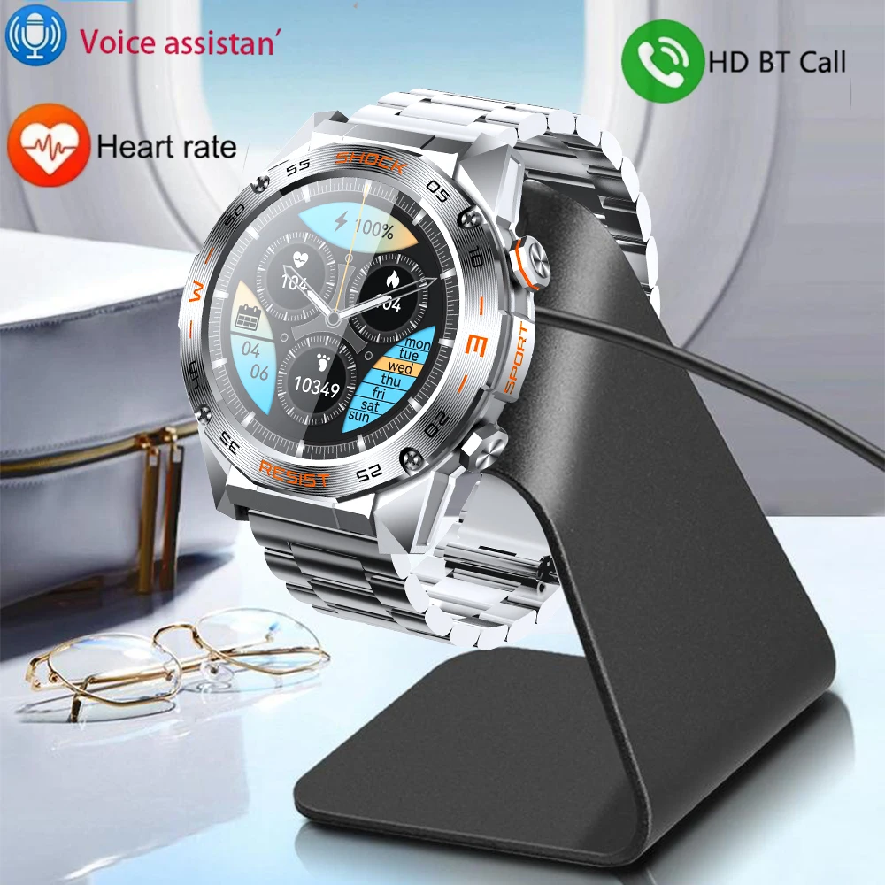 

Смарт-часы 2026 для мужчин и женщин: водонепроницаемые (IP68), фитнес-трекер с Bluetooth-звонками, пульсометром, 100+ спортивных режимов