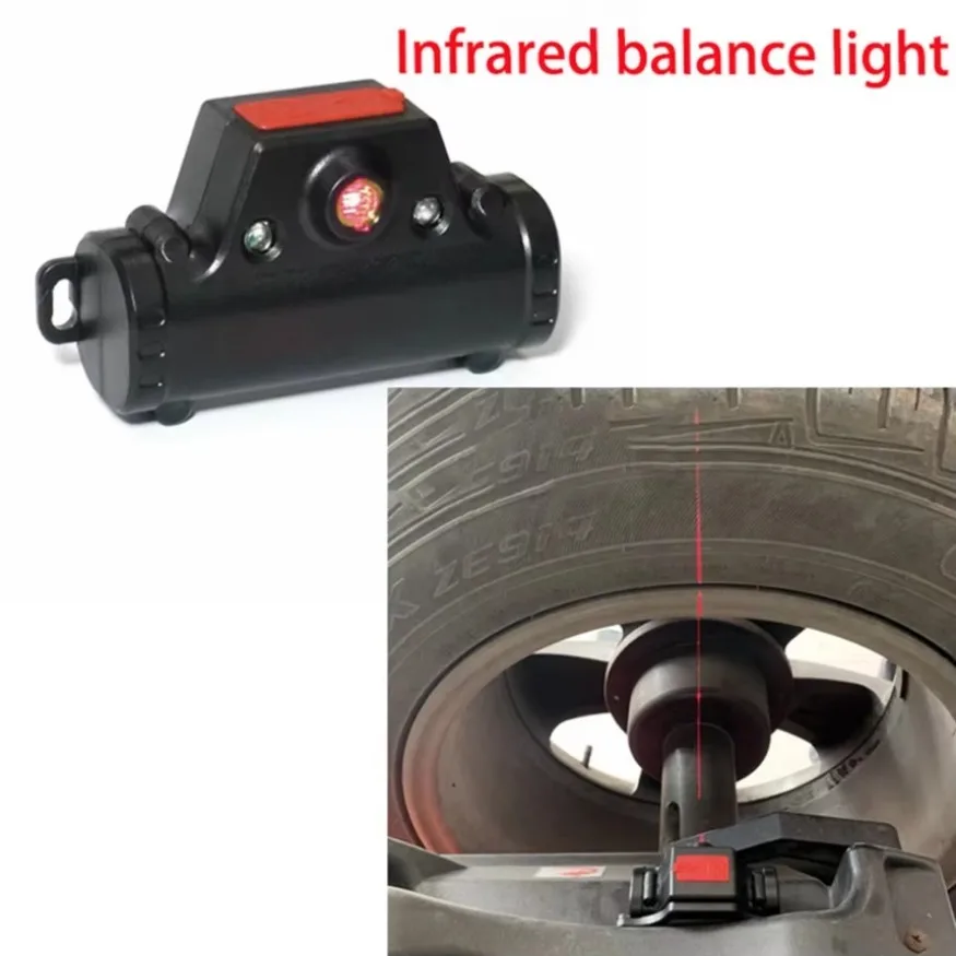 Auto Vierwielige Balanceermachine Laserpositionering Infrarood Spot Vind Loodblok Bandbalans Laserlicht USB-oplaadpoort 1SET