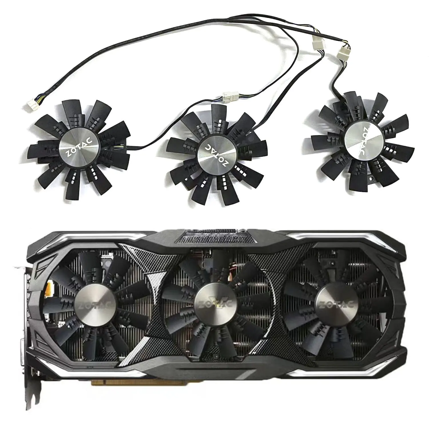 

New 87MM 4PIN GA92S2U DC 12V 0.46A GTX1080 GPU Fan for ZOTAC GTX 1080 1070 Ti AMP Extreme+ Graphic Card Cooling Fan