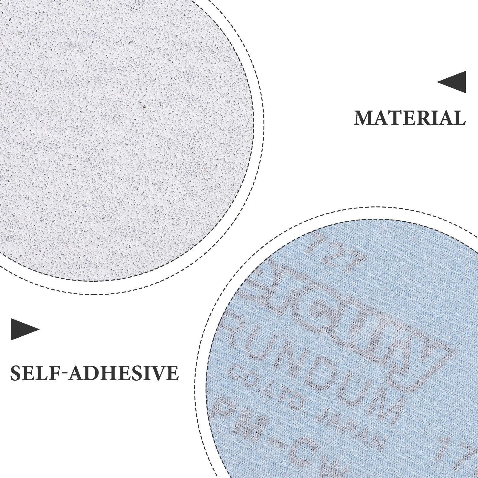 

100pcs Sanding Discs 4 Inch Grit 80 Round Abrasive Grinding Polishing Pads For Angle Grinder Drill Metal Self-Adhesive Hook Loop