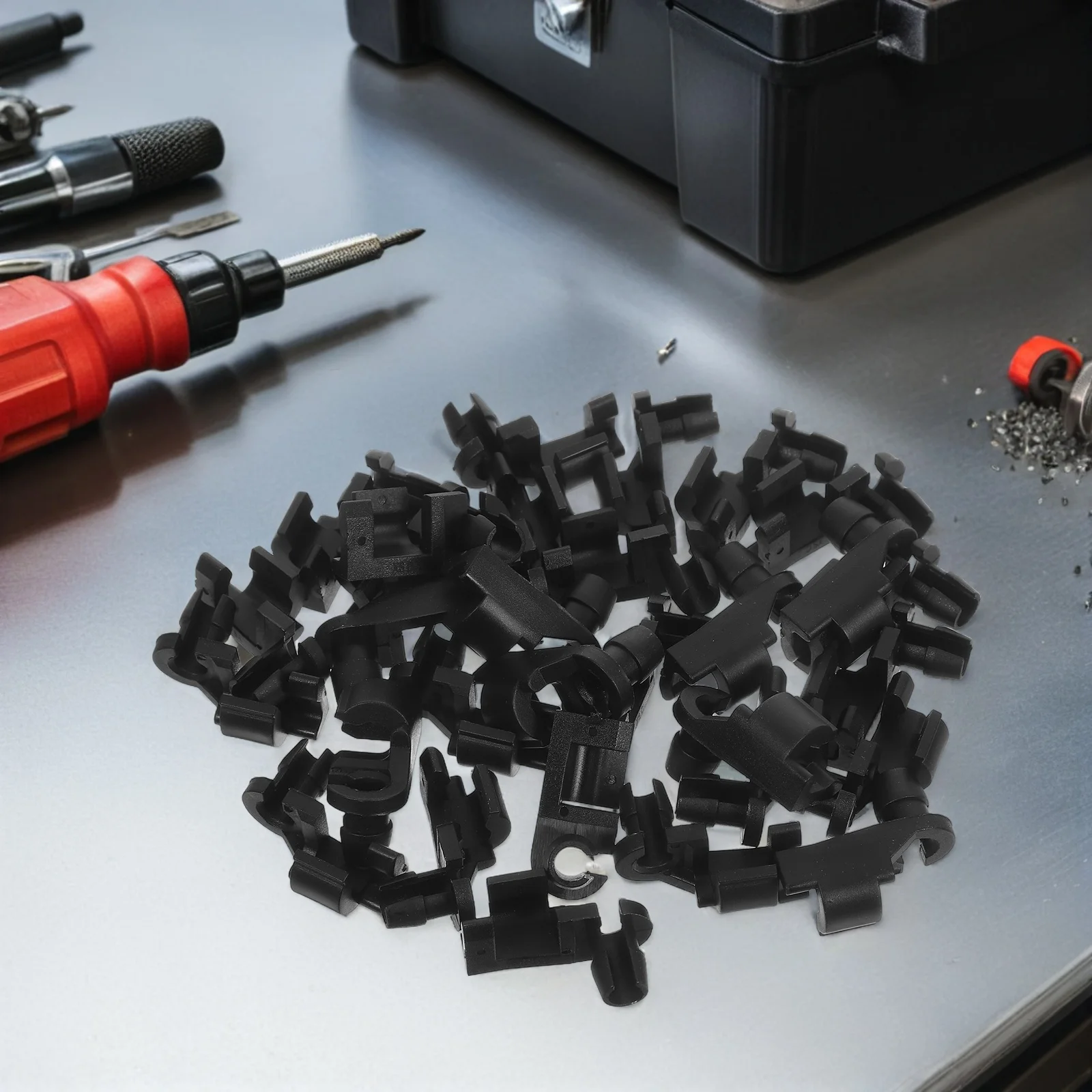 

30pcs Door Latch Rod Clips Left Tailgate Handle Replacement Heavy Duty Rod End Fasteners For