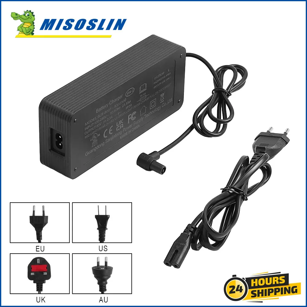 

Electric Scooter Charger Adapter for Xiaomi 4ultra/ 4pro 2nd Gen/ Navee S65/ Navee N65i E-scooter 53V 2.3A Battery Charger Parts