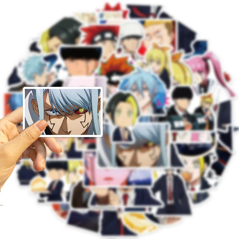 10/50PCS Mashle: Magic and Muscles Anime Stickers Pack DIY Skateboard Motorcycle Suitcase Stationery Decals Decor Phone Laptop