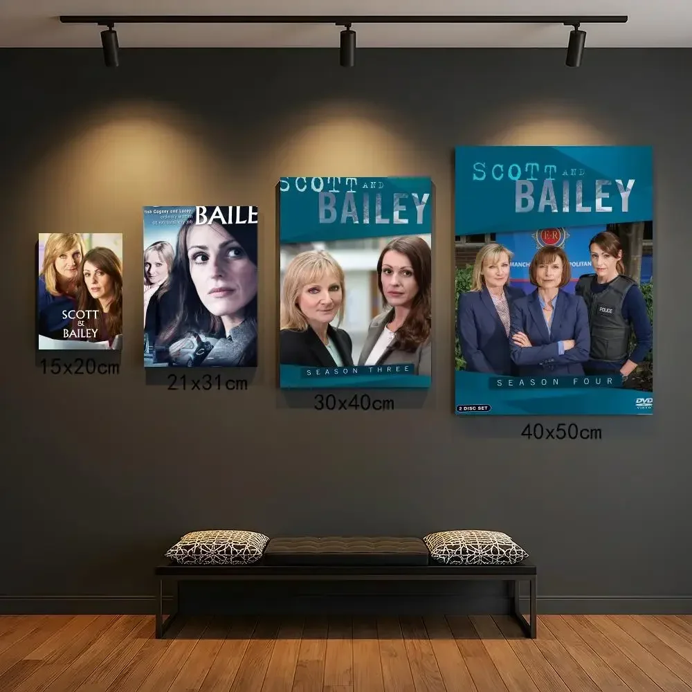 tv series S-Scott and Bailey TV Series-S Painting Calligraphy Elegant Botanical Decor for Living Room Modern Interior Design