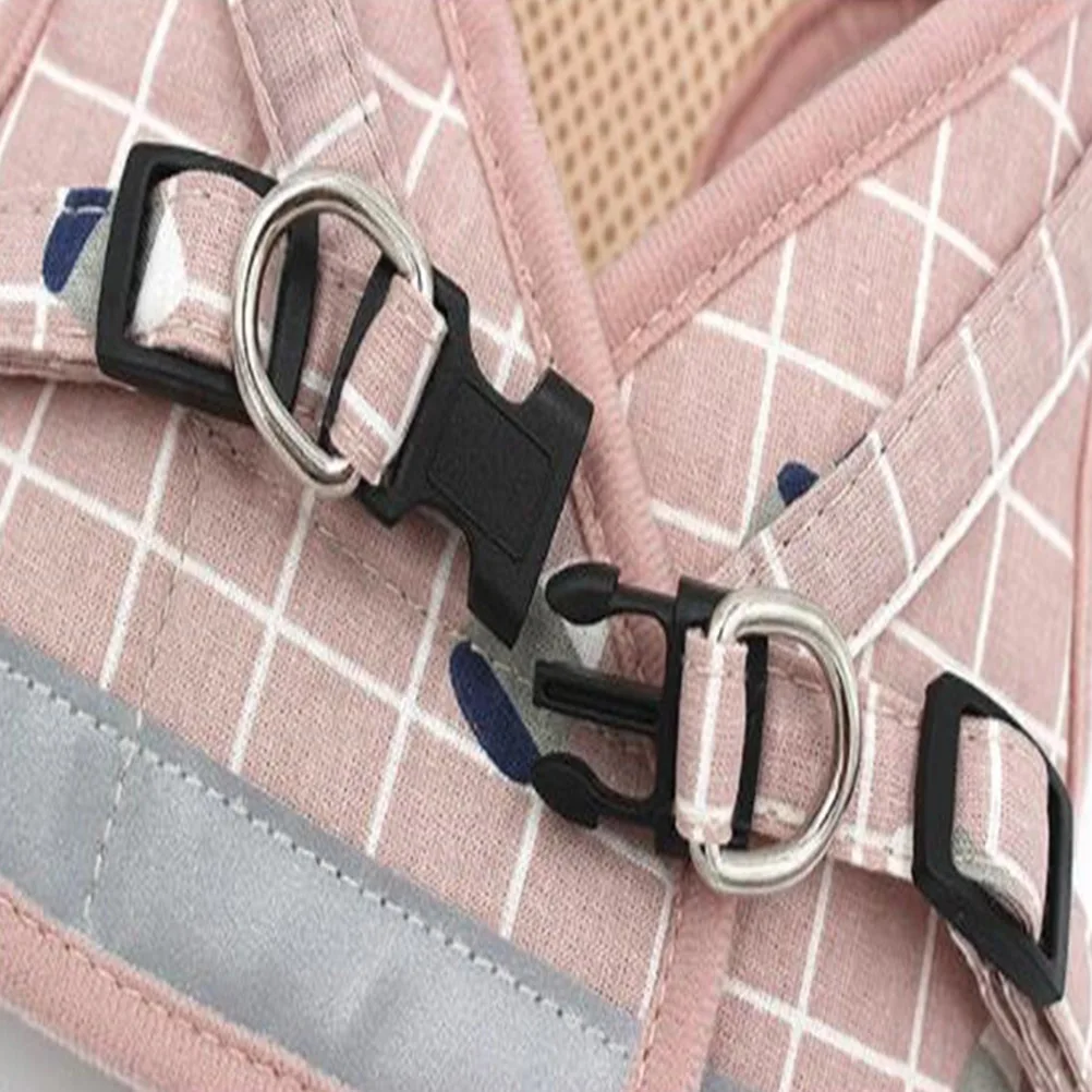 

1Pcs Dog Leash Vest Adjustable Back Chest Strap Reflective Pet Harness for Bichon Frise Small Medium Dogs Year Round Use