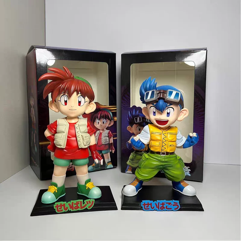 

Фигурка Seiba Retsu Bakusou Kyoudai Let's & Go, анимационная периферийная модель, игра в аниме, демонстрационная поза Gk, модная игровая игрушка ручной работы