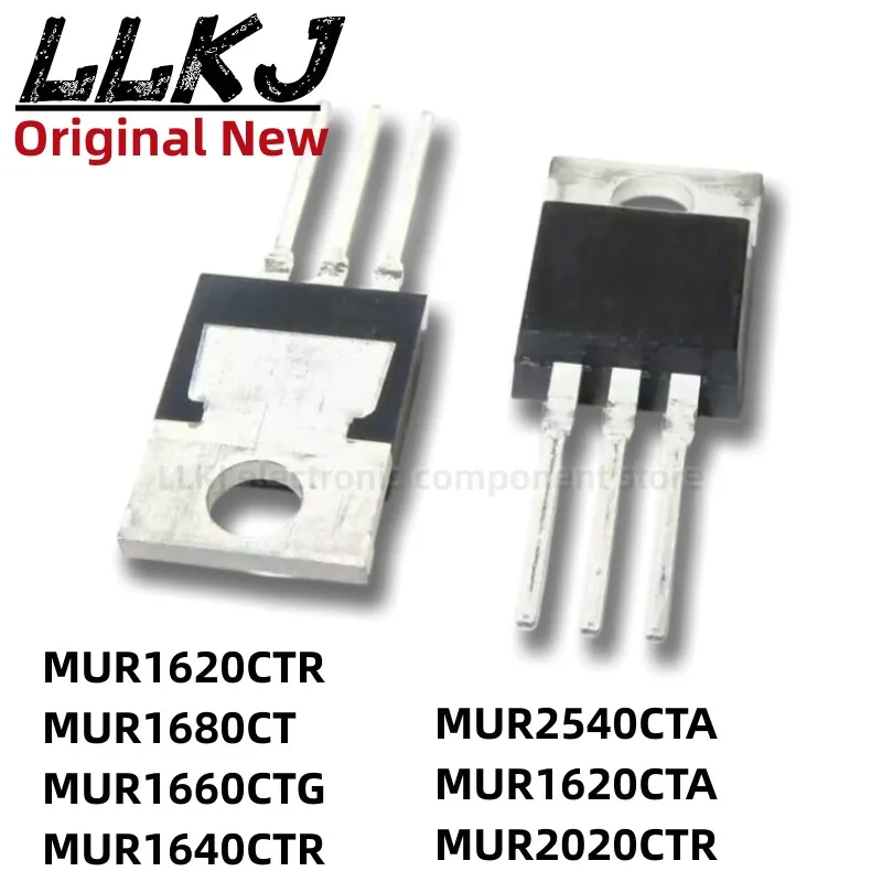 1pcs MUR1620CTR MUR1680CT MUR1660CTG MUR1640CTR MUR2540CTA MUR1620CTA MUR2020CTR TO-220 MOS FET