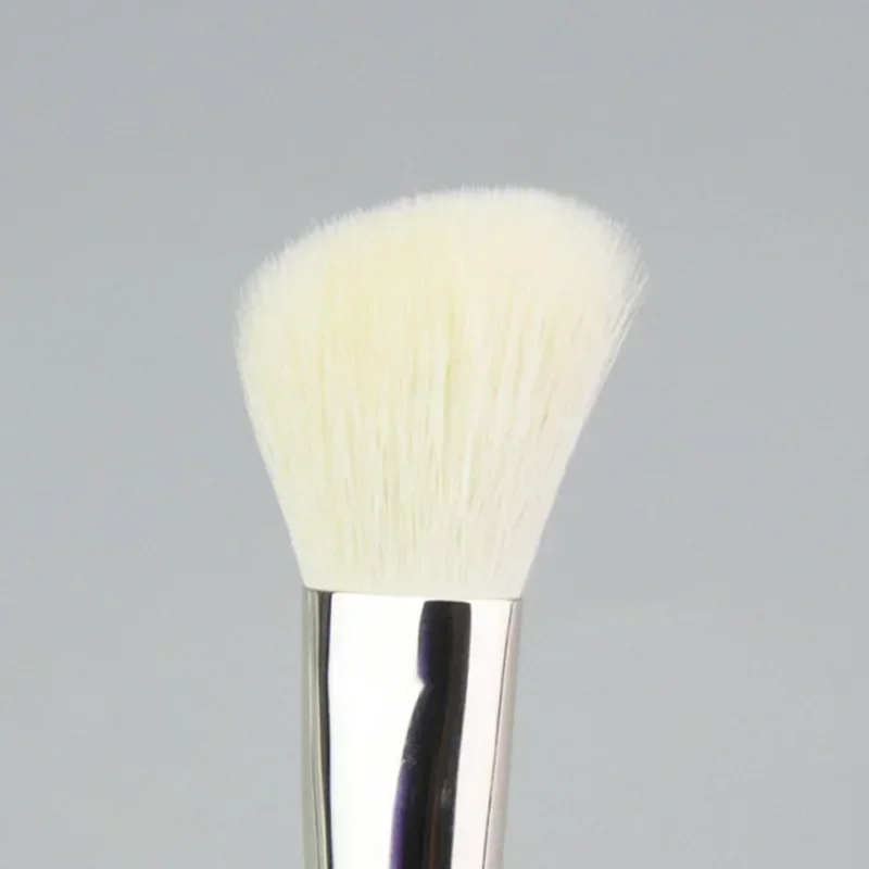 1 pz Pennello per ombretto per naso Pennelli per trucco contorno angolato Capelli di capra Viso Bronzer Naso Silhouette Ombretto Pennello per miscelazione cosmetico