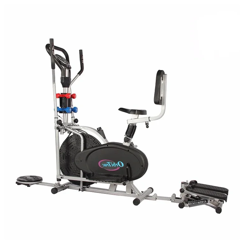 Bicicleta elíptica com assento e encosto, Exercício Cross Trainer, 2 em 1, Vendas Diretas, Fábrica