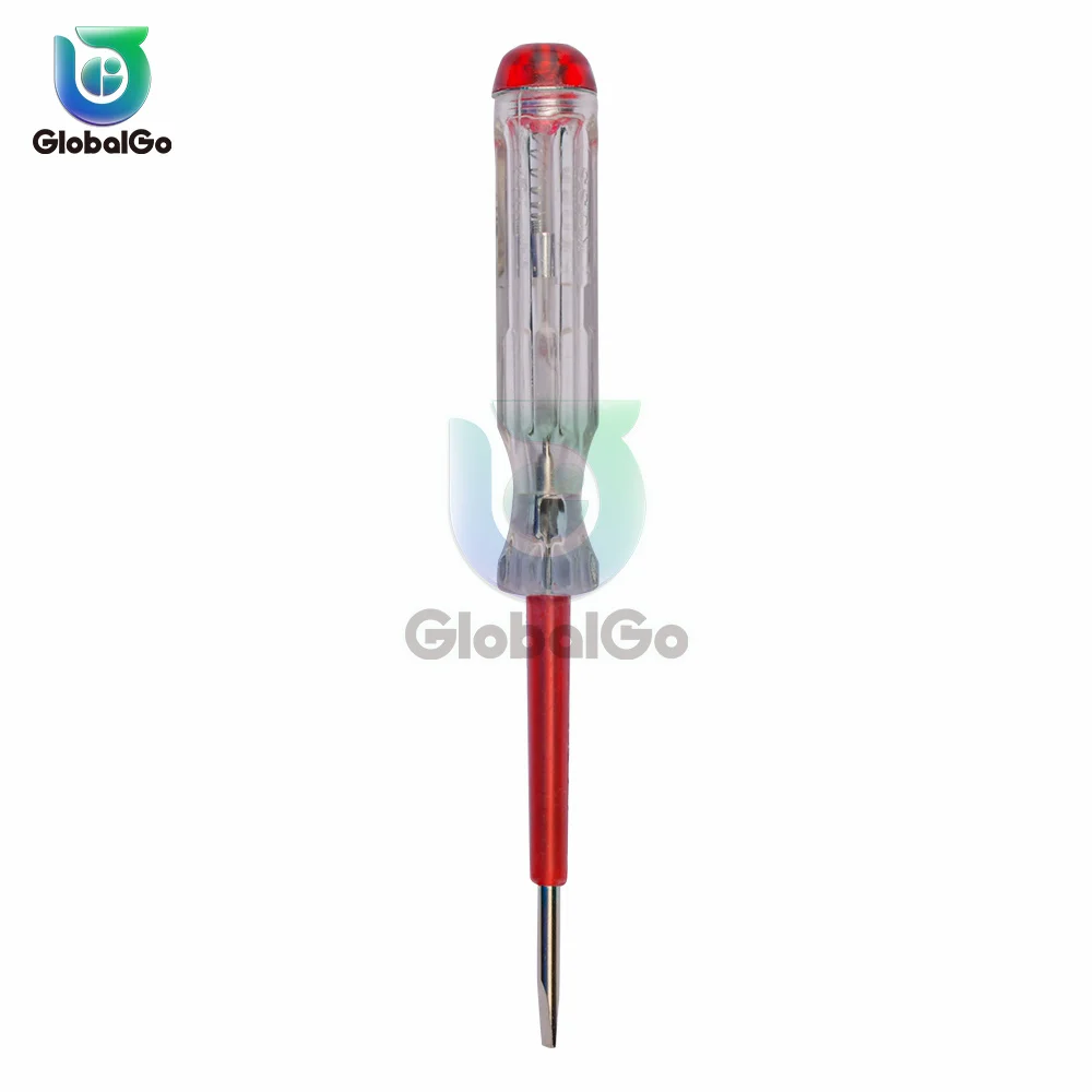 AC 100-500V Pocket Pen Sensor Voltage Detector Tester Screwdriver Clip Test Pencil Multifunctional Flat Screwdriver Test Pen