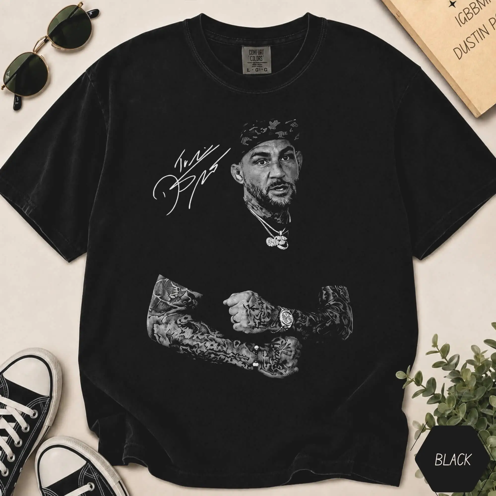 Dustin Poirier Vintage Shirt, The Diamond MMA Fighter T-Shirt, Fight Night Sweatshirt, Geschenk für Kampfsportfans – Detail 4