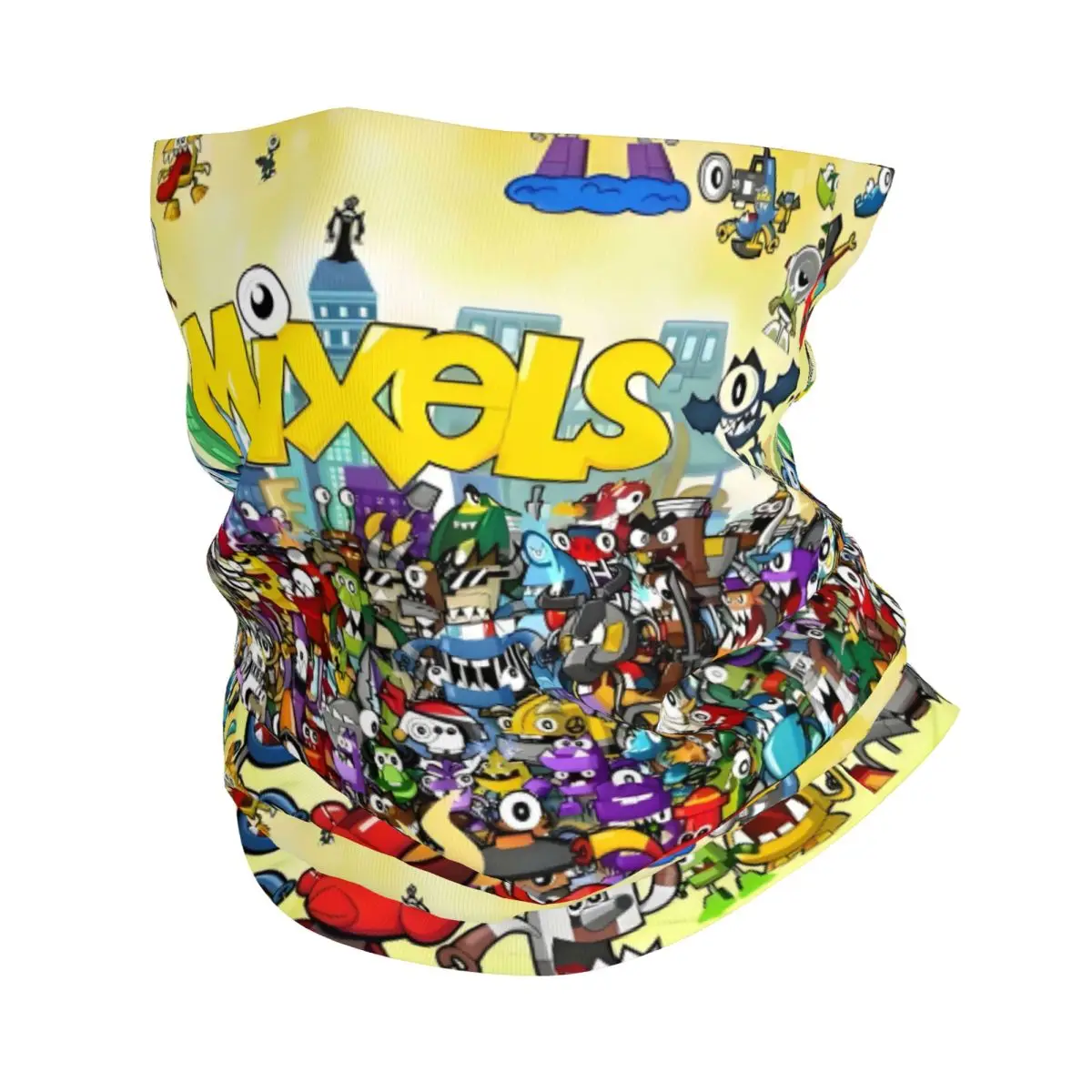 

Пользовательские Mixels, американская анимированная бандана, гетры, ветрозащитный шарф для лица, чехол для игры, телевидения, повязка на голову с героями мультфильмов, трубка, Балаклава