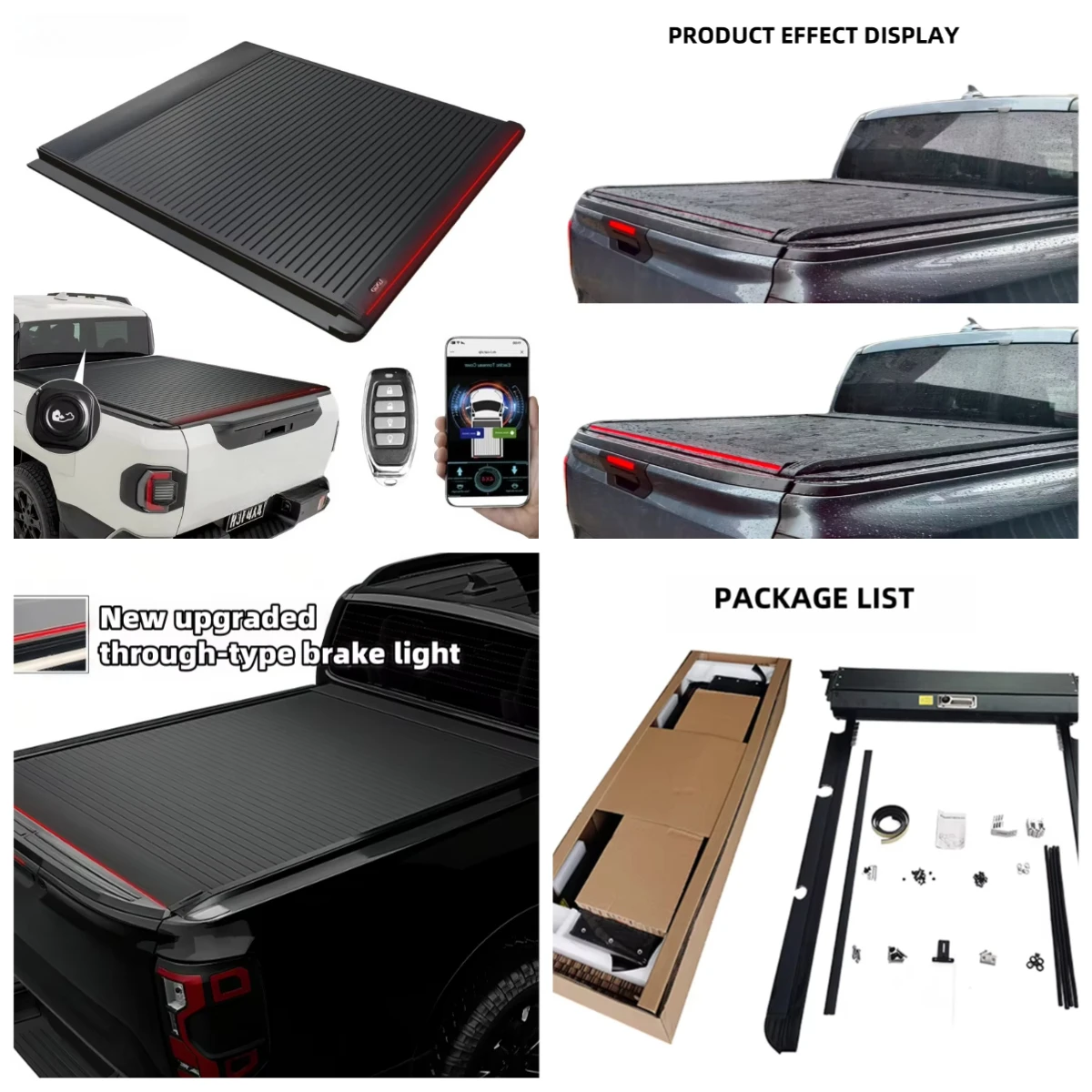 

Tasman Pickup Truck Electric Retractable Aluminum Hard Roller Shutter Tonneau Cover