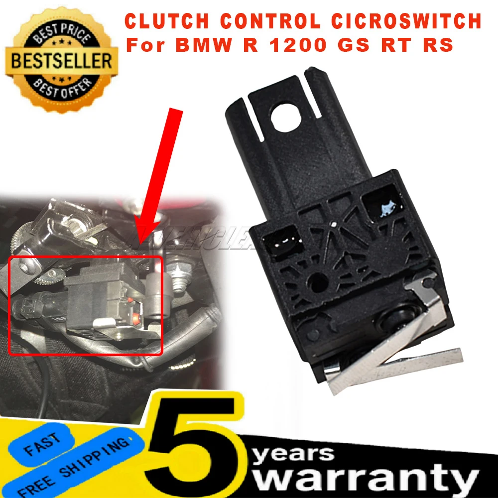 

New For BMW R1200GS Adventure R1200RT R1200RS 2014-2022 Clutch Control Microswitch 3 Pins Clutch switch Motorcycle Accessories
