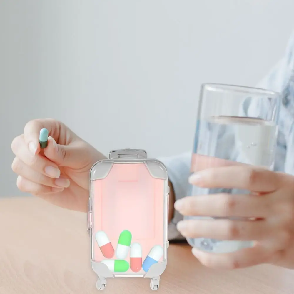 Miniature Mini Suitcase Candy Box Storage Accessories Simulation Trolley Case Trolley Party Favor Boxs Portable