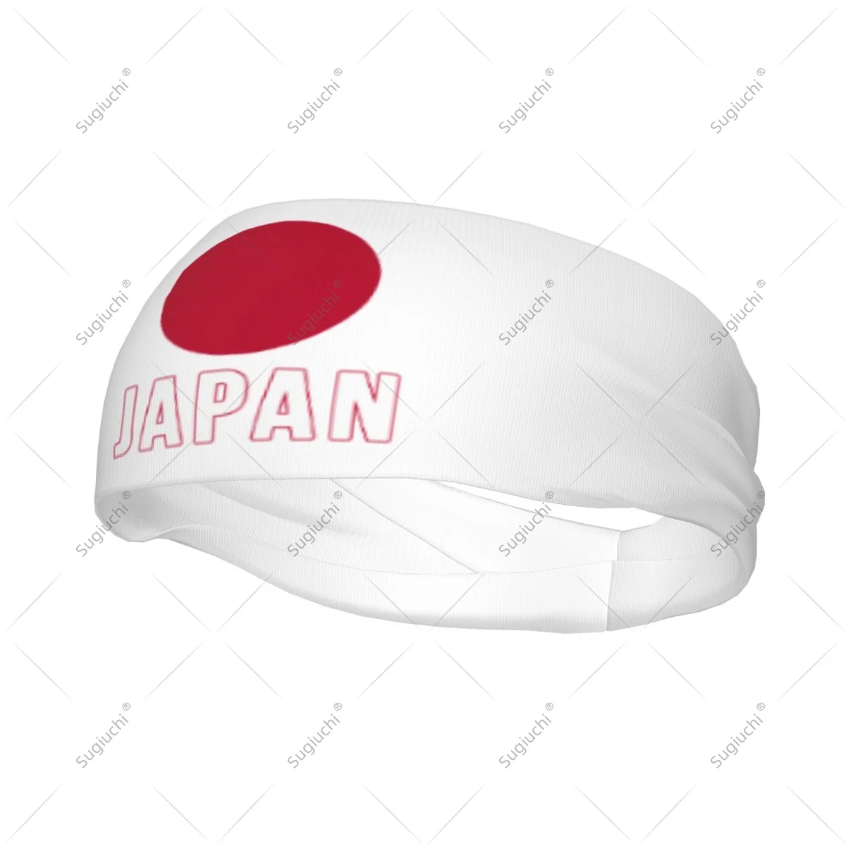 

Men Women Japan Flag Elastic Wide Headbands For Yoga Fitness Tennis Running Gym Sports