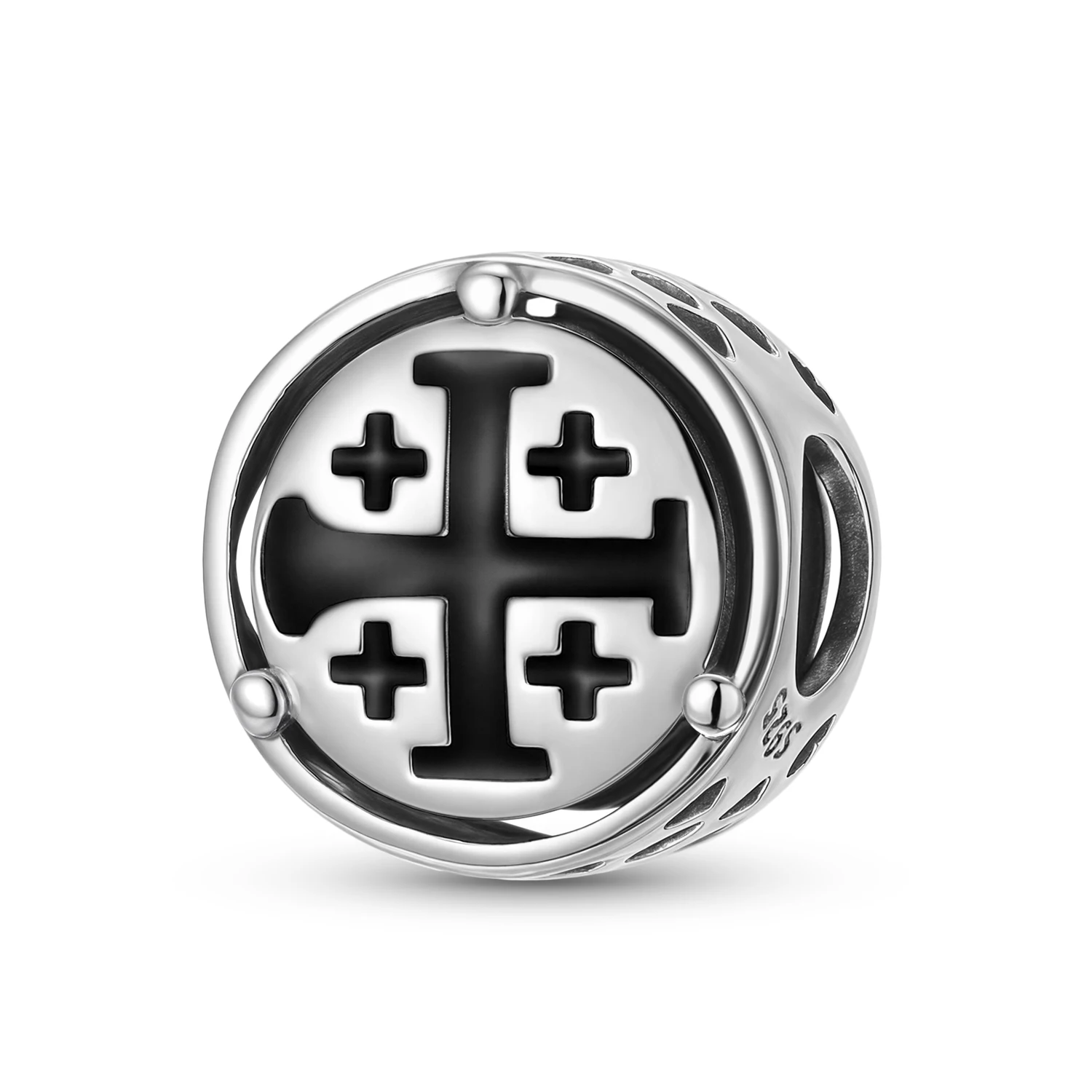 

Jerusalem Cross Knot 925 Sterling Silver Religious Symbols Charm Bead Jewelry Gift Fit Original Bracelet Diy Jewelry Accessories