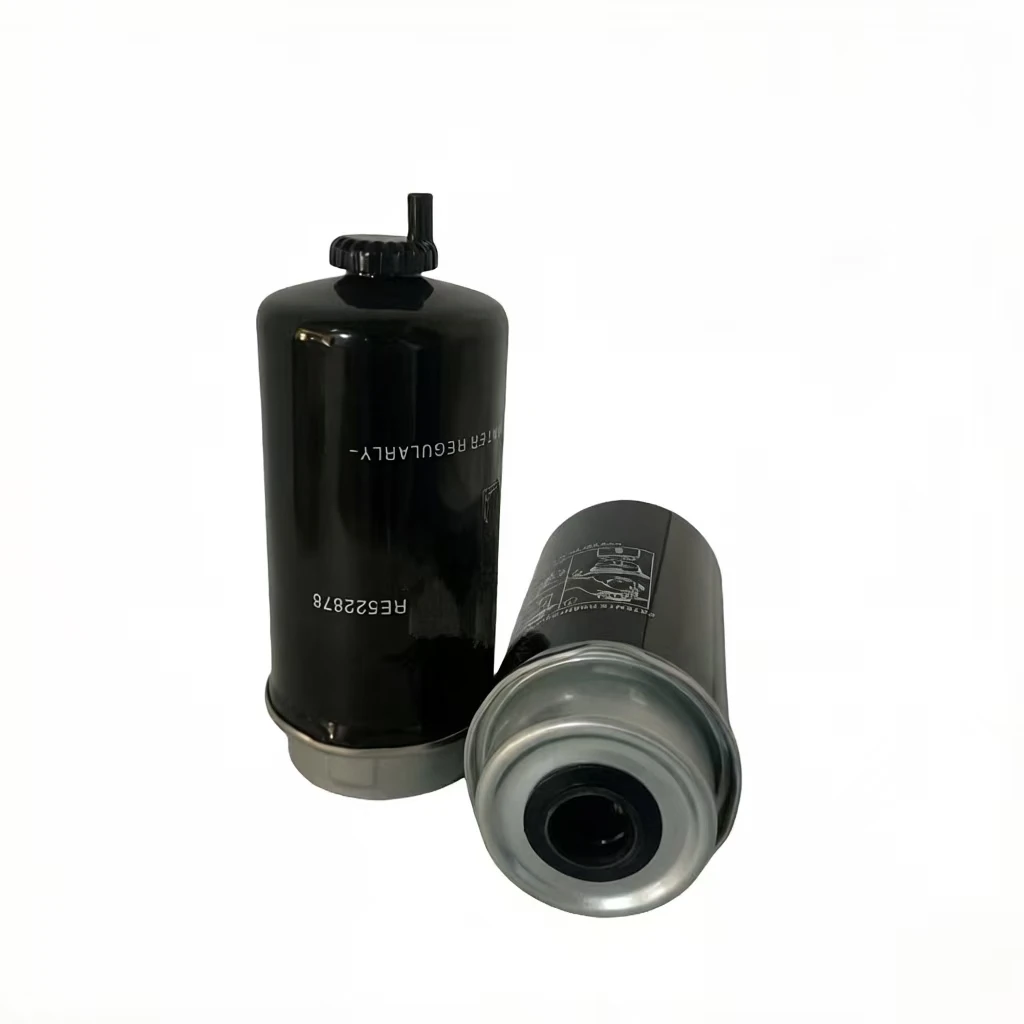 High Efficiency RE509032 RE522878 Fuel Filter Replacement for John Deere 4045 6068 Engine Excavator Models