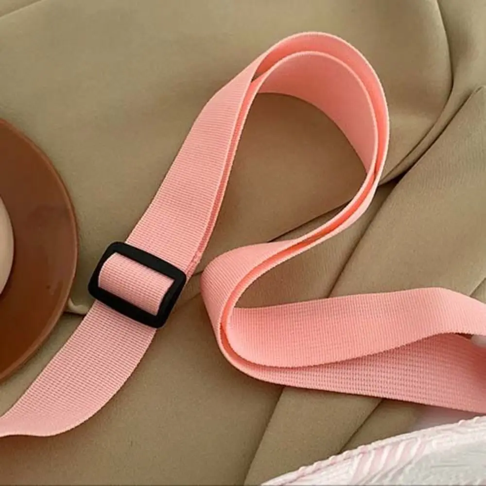 Fanny Packs Strip Chest Bag Half Moon Bag Crossbody Bag Crossbody Waist Pack Korean Style Large Capcity Running Waist Bag