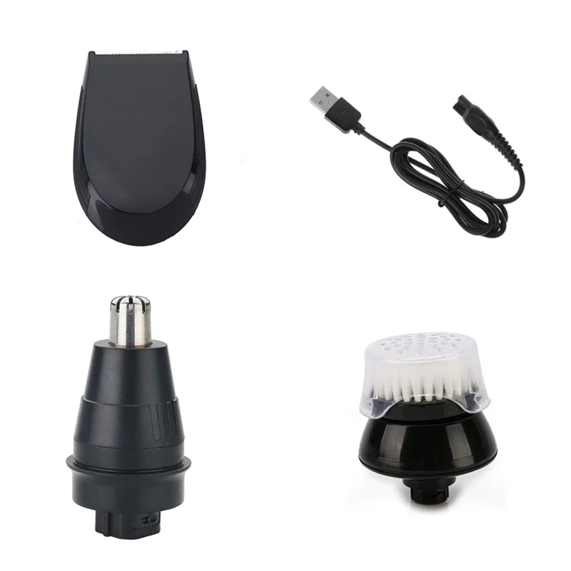 ZOZEN Electric Shaver Razor Spare Blades Replacement Nasal Hair Trimmer Temple Hair Trimmer Charging Wire Brush Accessories