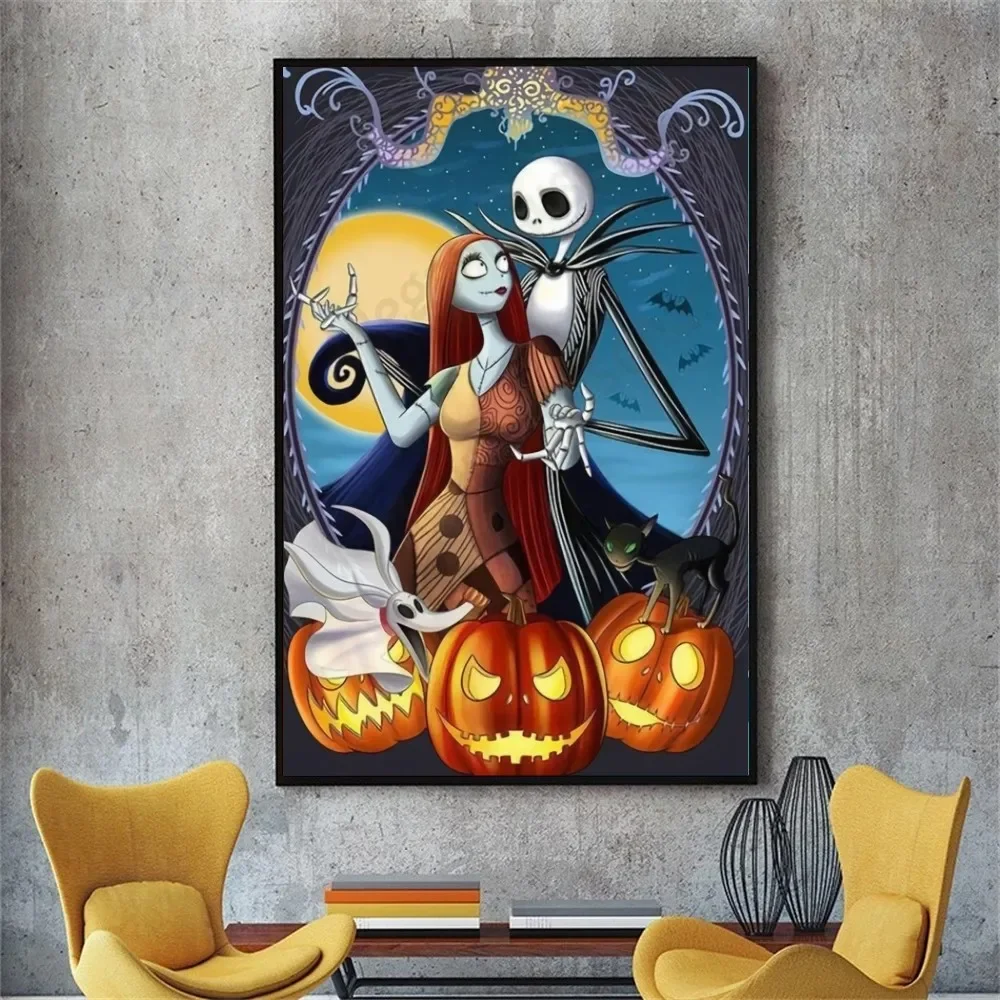 Film Tim Burton Pengantin Mayat Poster Kraft Club Bar Paper Vintage Poster Wall Art Painting Bedroom Study Stickers