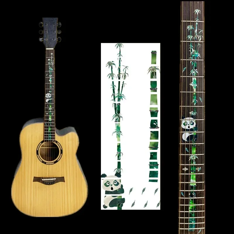 10 Styles Cross Inlay Decals Fretboard Sticker For Electric Acoustic Guitar Bass Ultra Thin Sticker Ukulele Guitarra Accessories