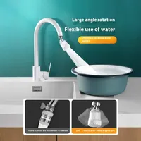 Faucet Water Purifier 360 Degree Rotating Faucet Filters Bubbler Mount Water Saving Anti-splash For Household Kitchen Bathroom