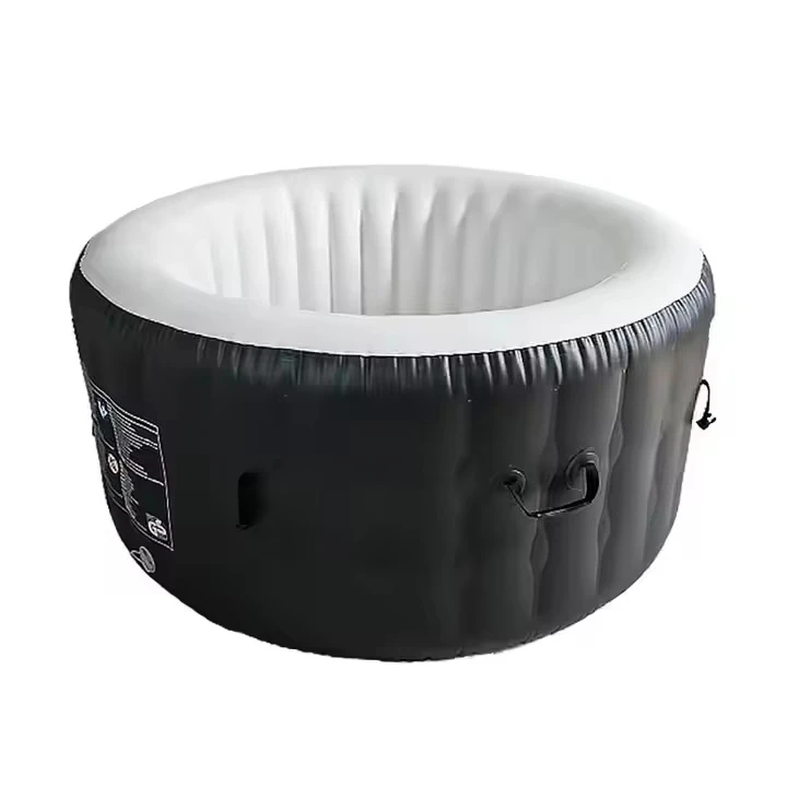 Outdoor Use 6 Person Round Inflatable Hot Tub Bubble Bath Spa Outdoor Round Inflatable Heated Pool