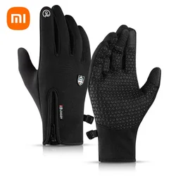 Xiaomi Winter Thermal Gloves Waterproof Windproof Outdoor Sports Warm Cycling Gloves Full Finger Touch Screen Glove Men Women