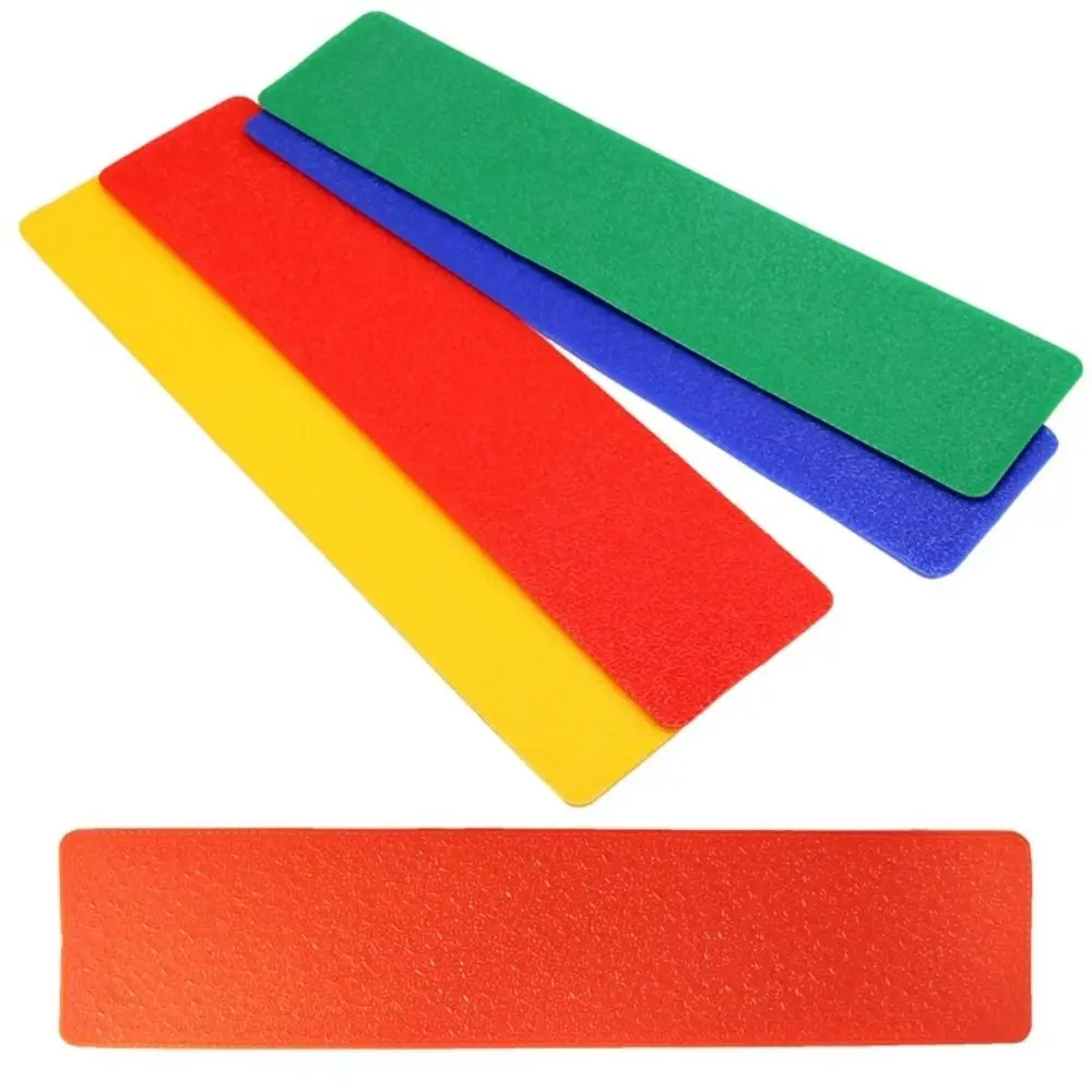 PVC Material Sports Court Floor Markers Bright Color Racket Sports Training Court Lines Marker Flexible Yellow Green