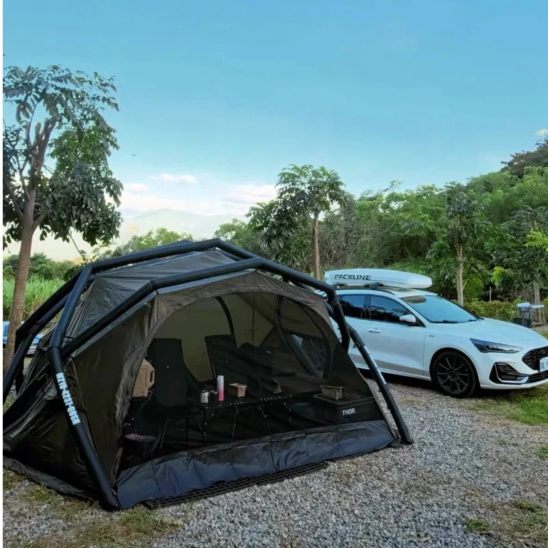 Inflatable Ball Tent Outdoor Camping Spherical Inflatable Tent One Piece Portable Camping Overnight Rainstorm Prevention