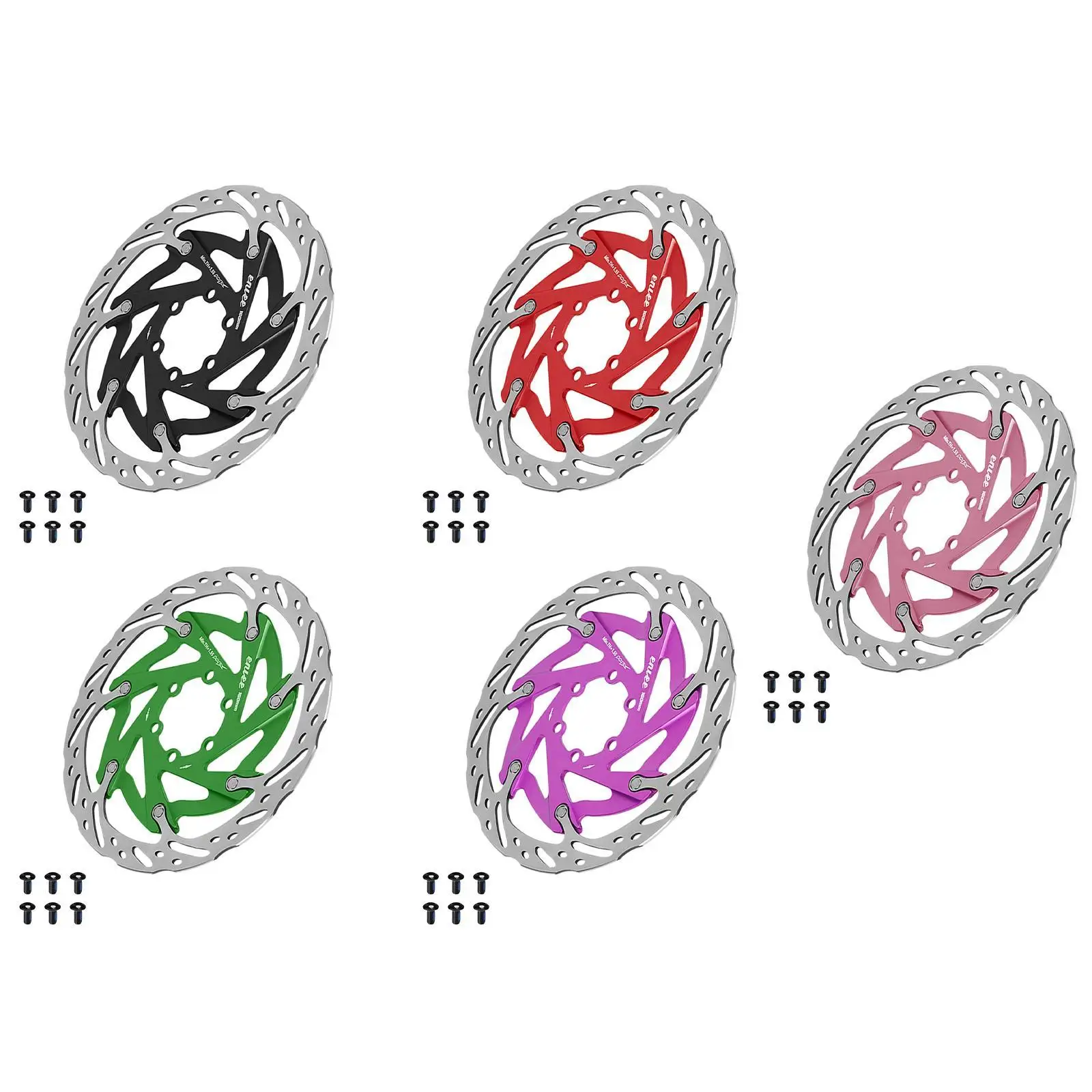 Mountain Road Bike Disc Brake Rotor Aluminum Alloy Stable Stopping Power for Cycling Maintenance